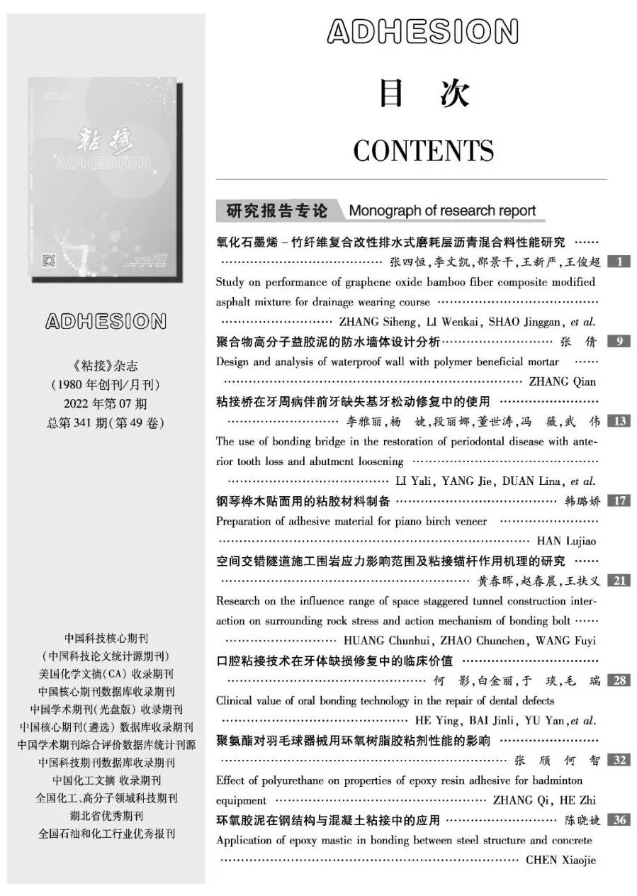 2022年第7期目錄 2022年第7期目錄